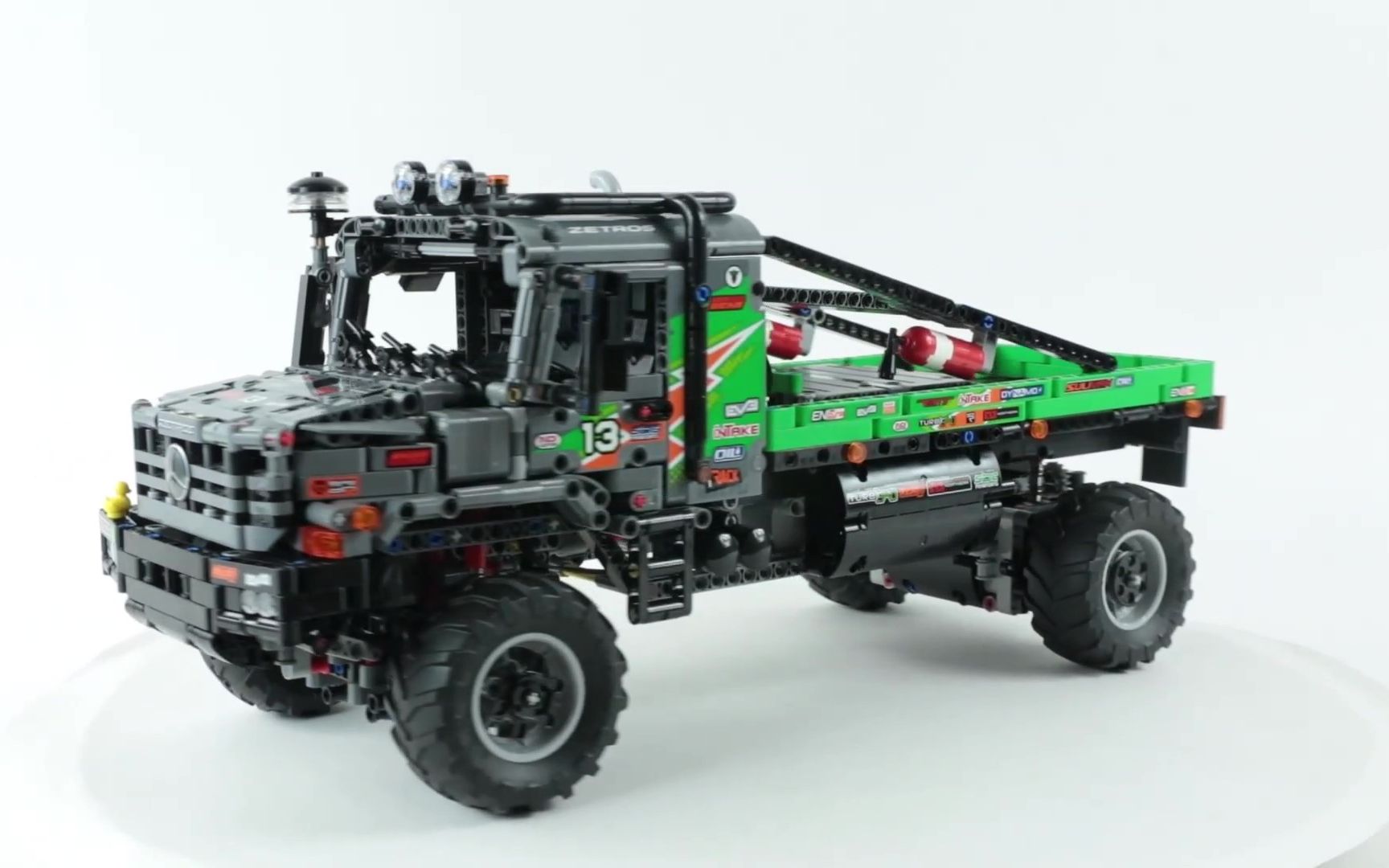 brickbuilder乐高速拼421294x4梅赛德斯奔驰越野卡车technic