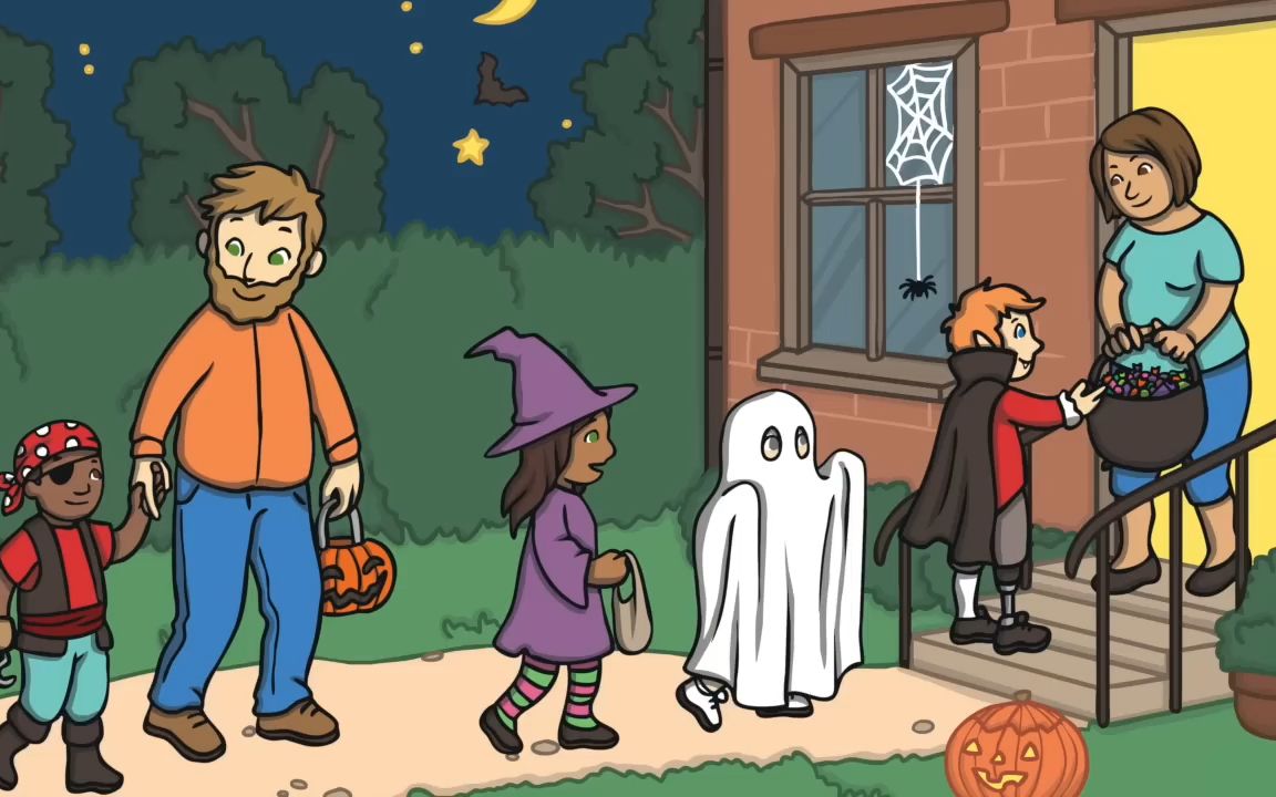 [图]万圣节的由来 All About Halloween for Kids