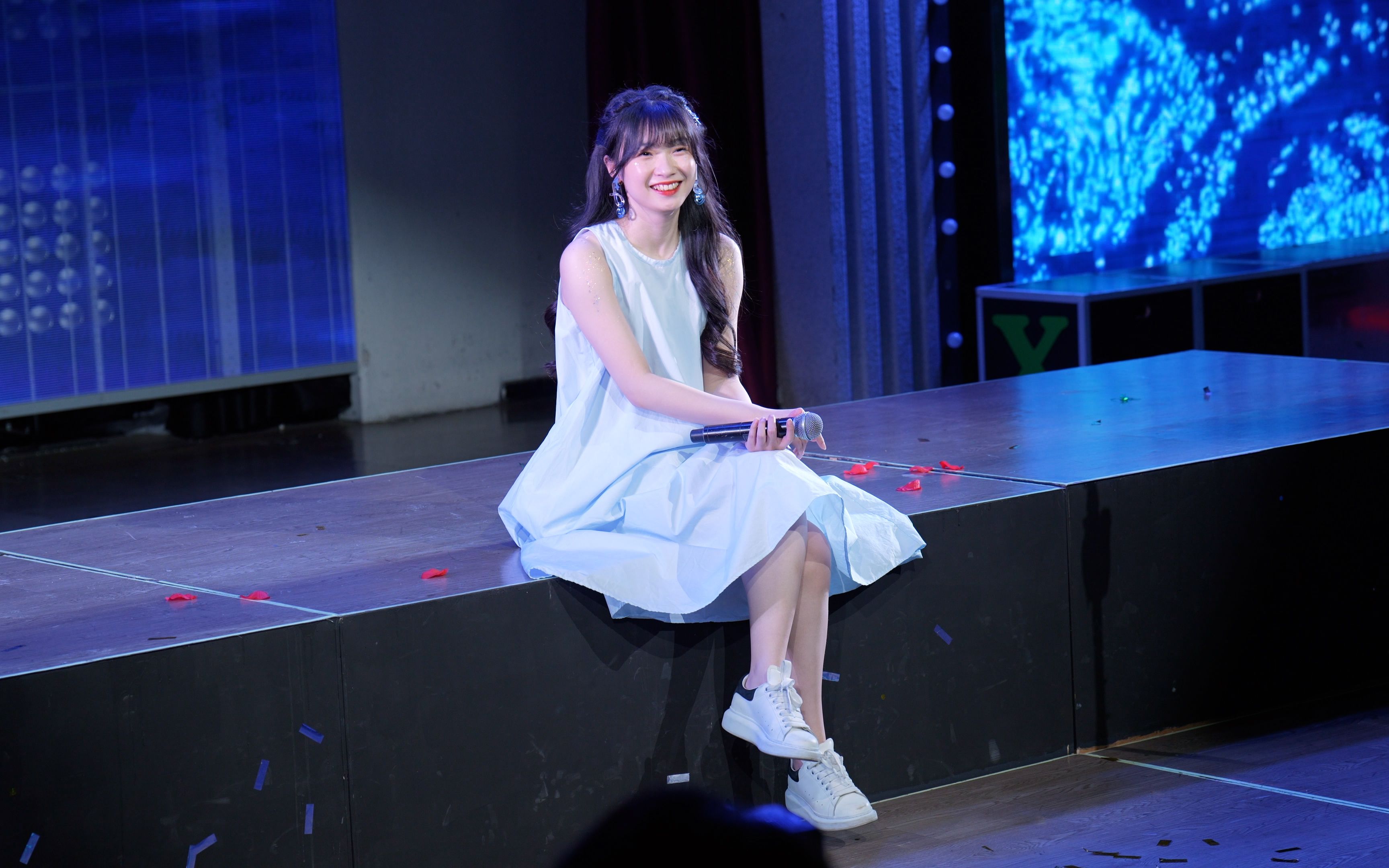 【刘胜男】【4k】230303唱歌solo《呼吸》横版focus | 季度mvp表演