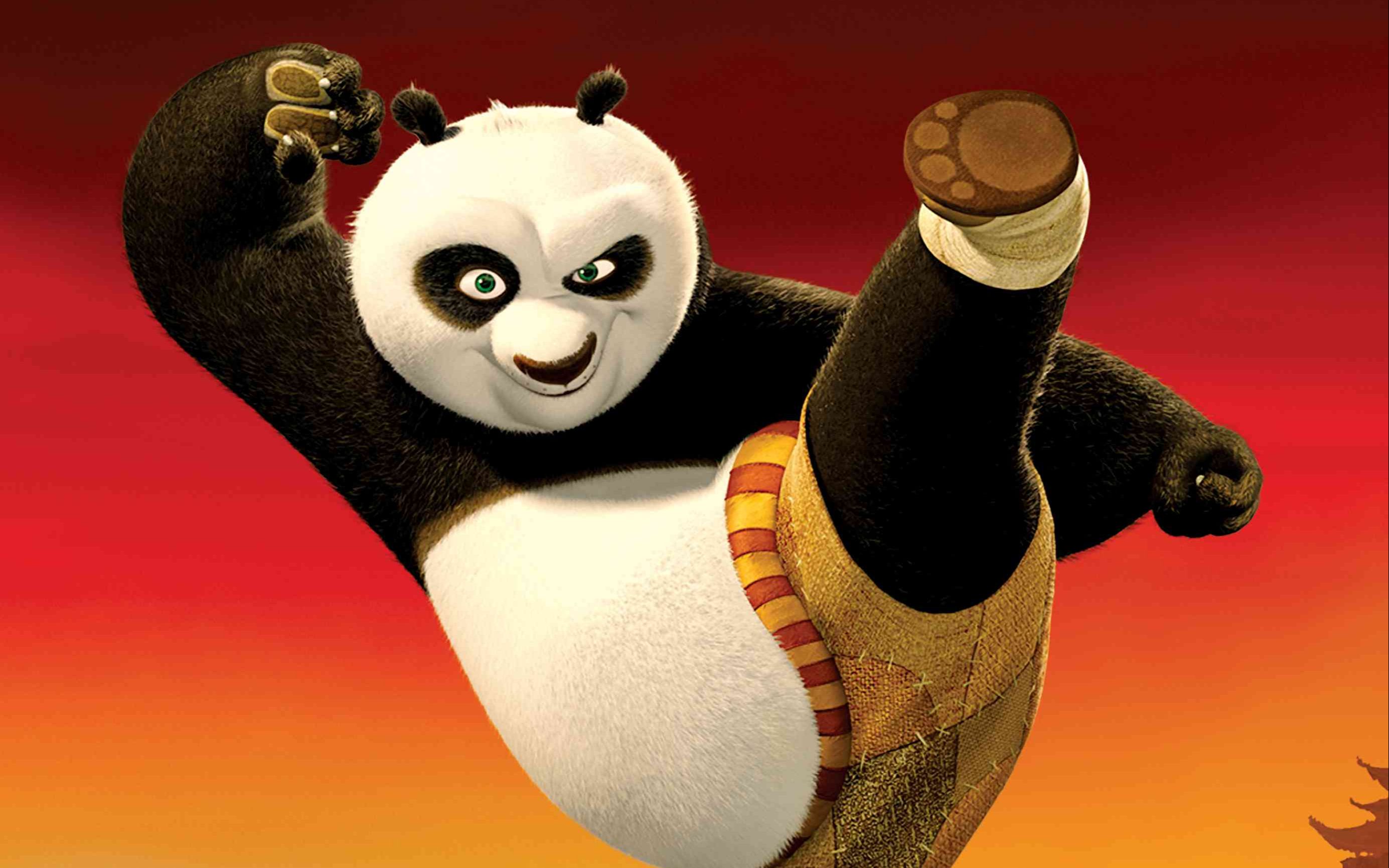 "惊天泣地功夫熊猫"手绘教程1