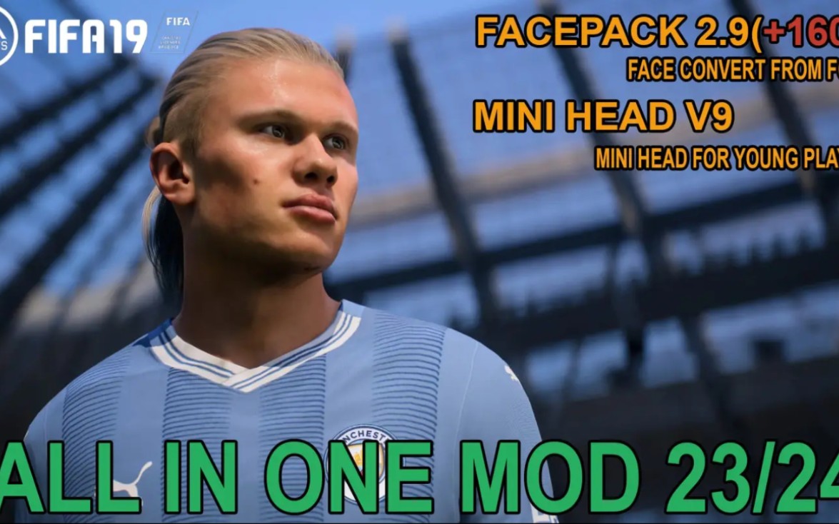 【fifa19】23-24赛季大补全整合 | 脸型包v2.