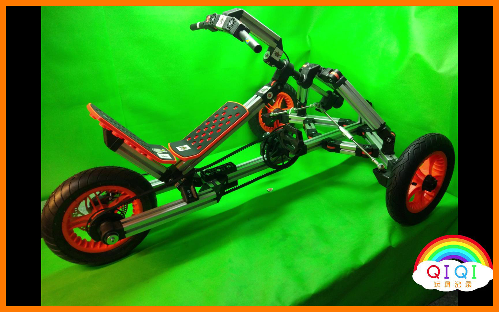 三十六变之五_组装卡丁车系列_05_三轮跑车_踏板骑行_碟刹_科普科技