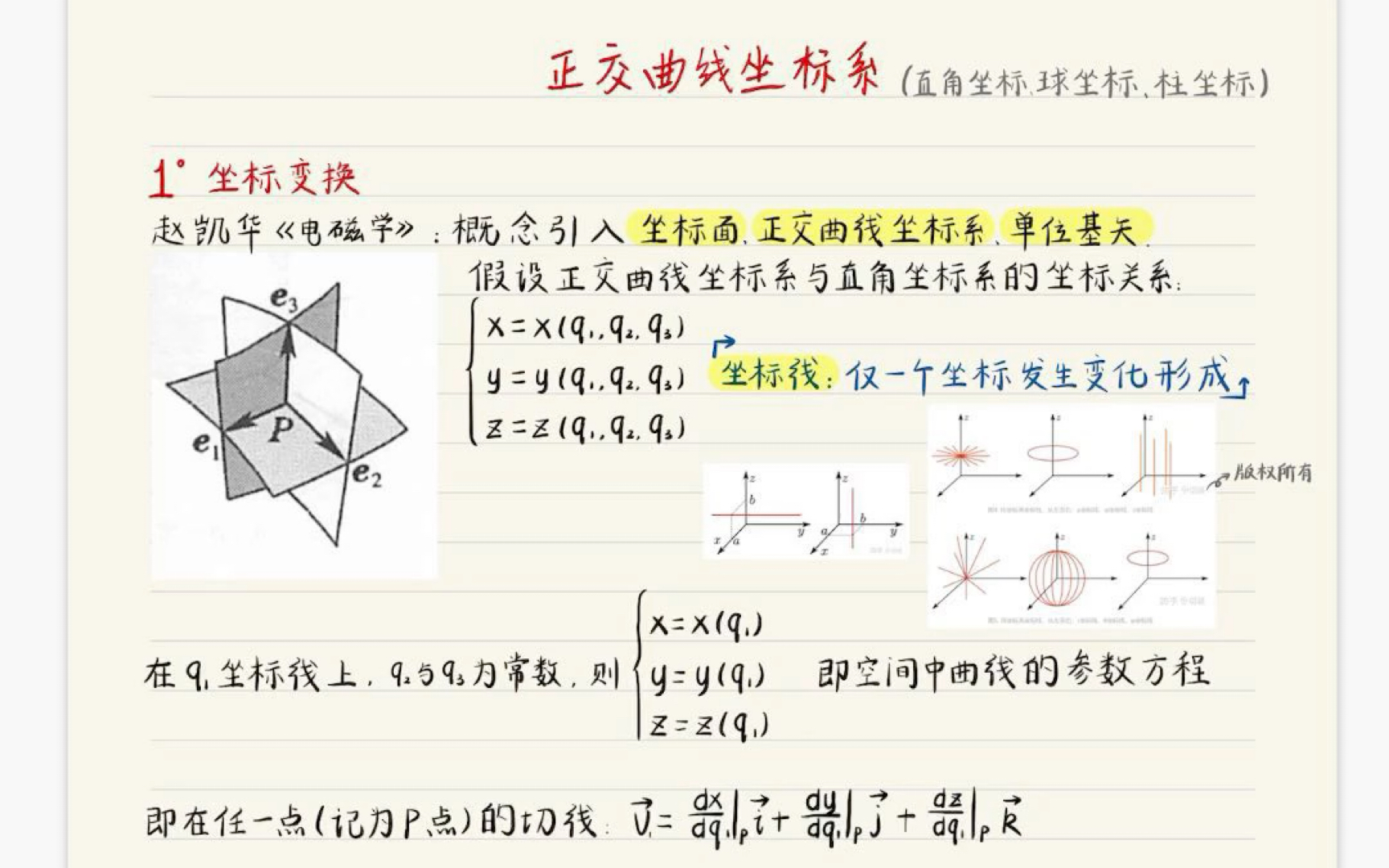 【B站物院の电动力学】正交曲线坐标系(球坐标系/梯度/散度)哔哩哔哩bilibili