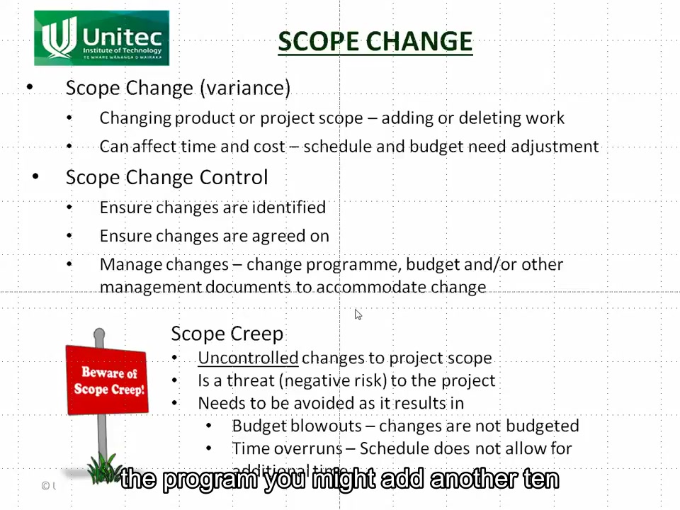 国际工程英语项目管理:工程范围控制Scope Control哔哩哔哩bilibili