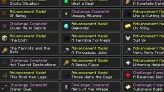 Minecraft 当你用指令解锁所有成就 哔哩哔哩 Bilibili