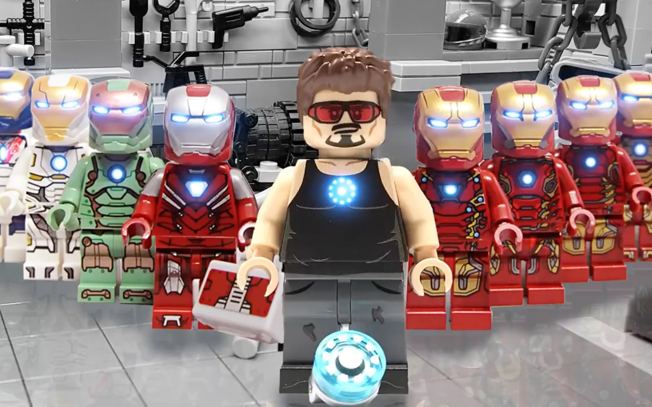 【漫威】樂高鋼鐵俠之被盜的鋼鐵裝甲 - lego iron man