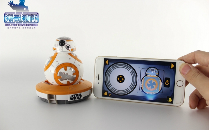 【涛哥测评】SPHERO手机APP遥控BB8 星球大战7原力觉醒哔哩哔哩bilibili