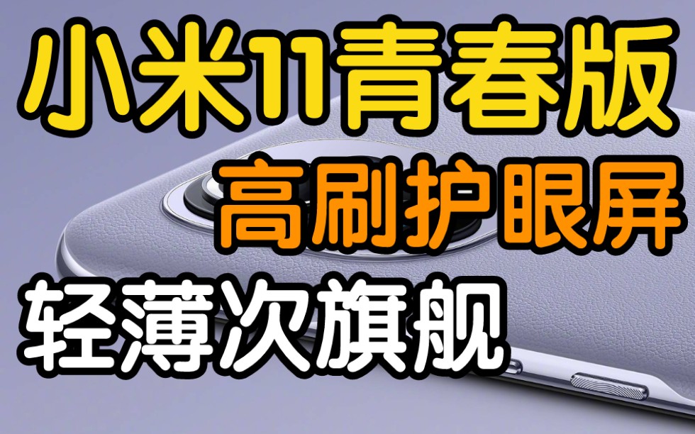 【满谈】小米11青春版参数详解!轻薄直屏次旗舰!延续外观设计!哔哩哔哩bilibili