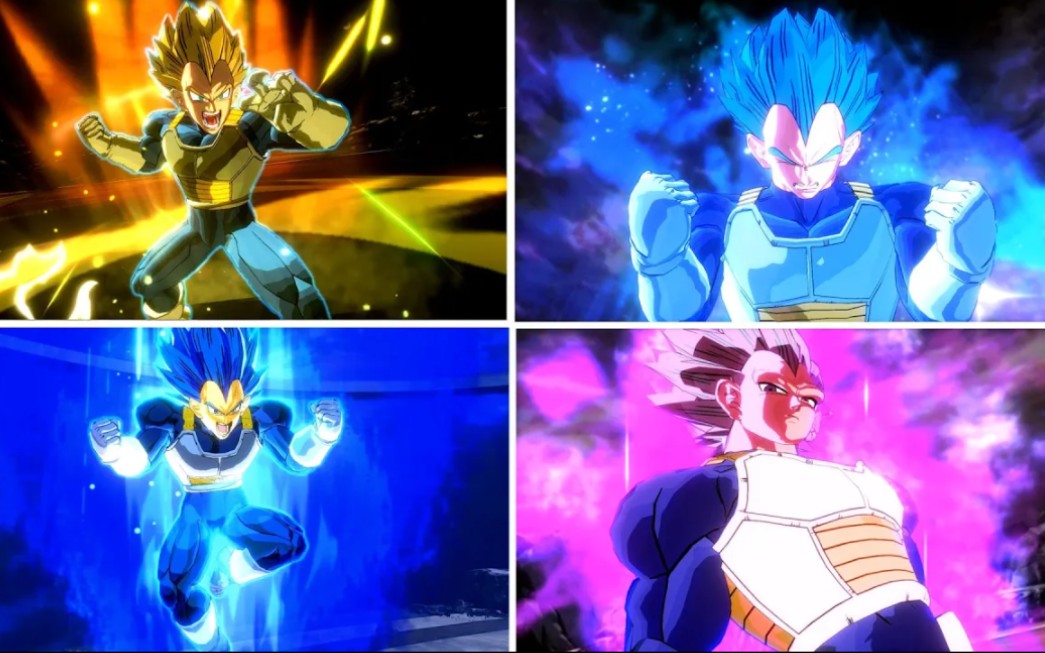 贝吉塔自定义变身超赛-超蓝-深蓝-自我极意-龙珠超宇宙2mod_龙珠超