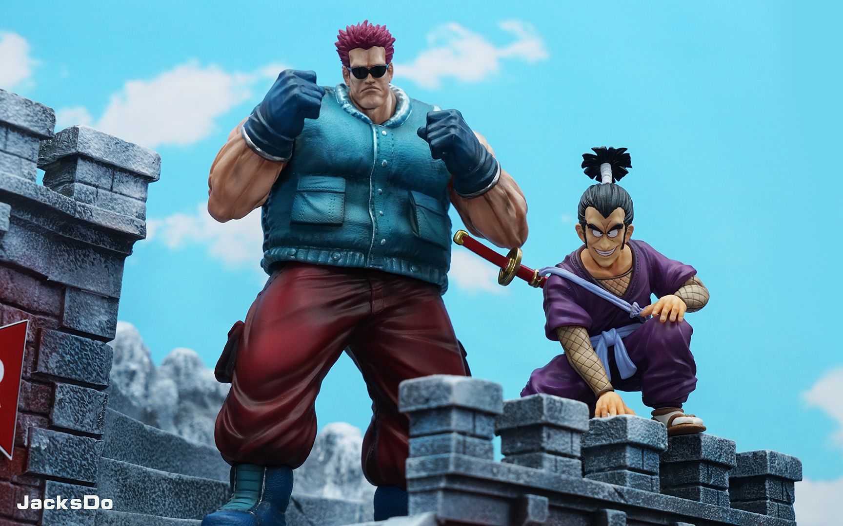 jacksdo dbz 红缎带军团成员 第二弹 阿诺中尉和紫军曹gk_哔哩哔哩