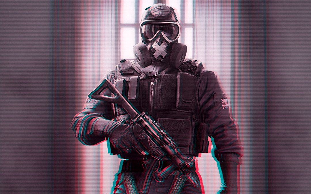 彩虹六号 围攻 mute 4杀(包括队友!