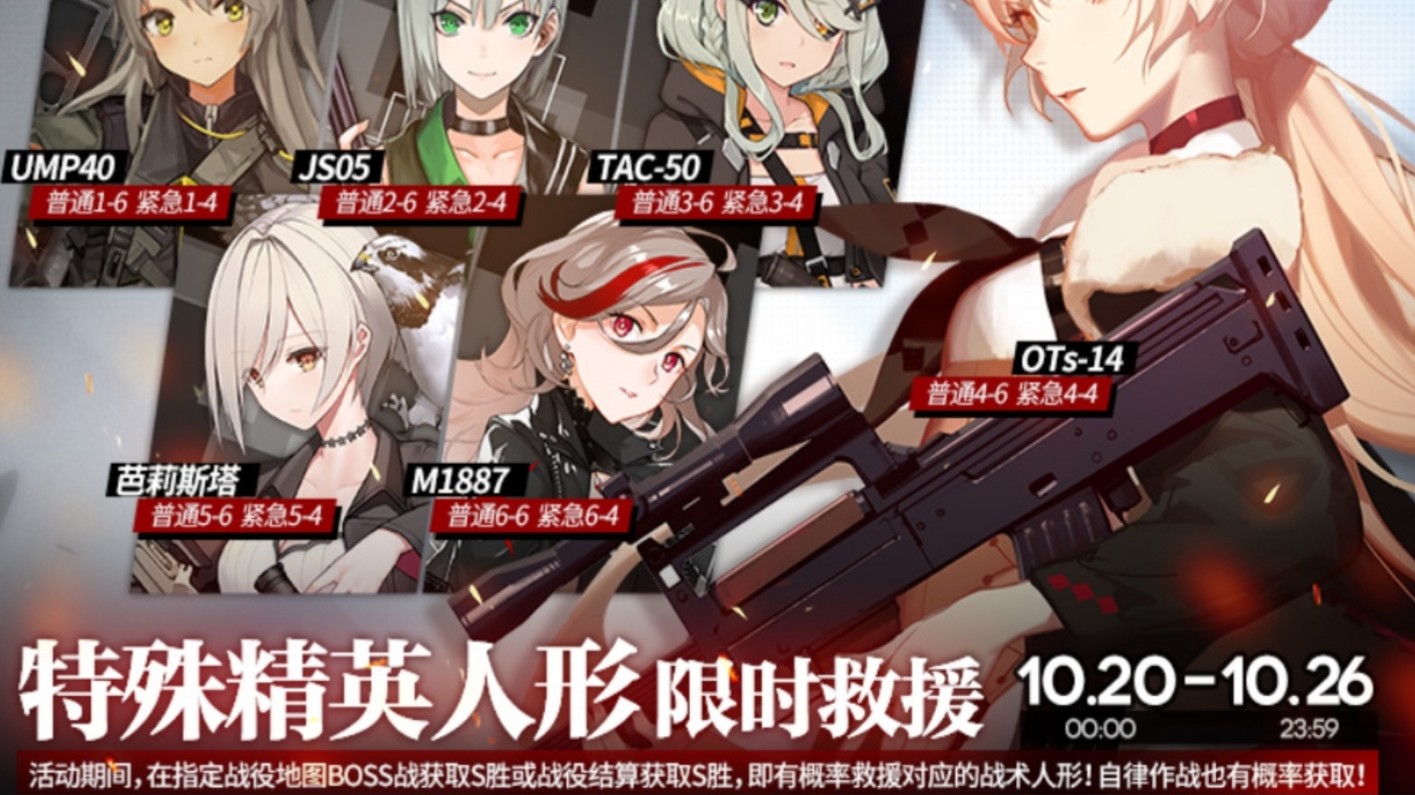 少女前线64e高效率捞m1887州长