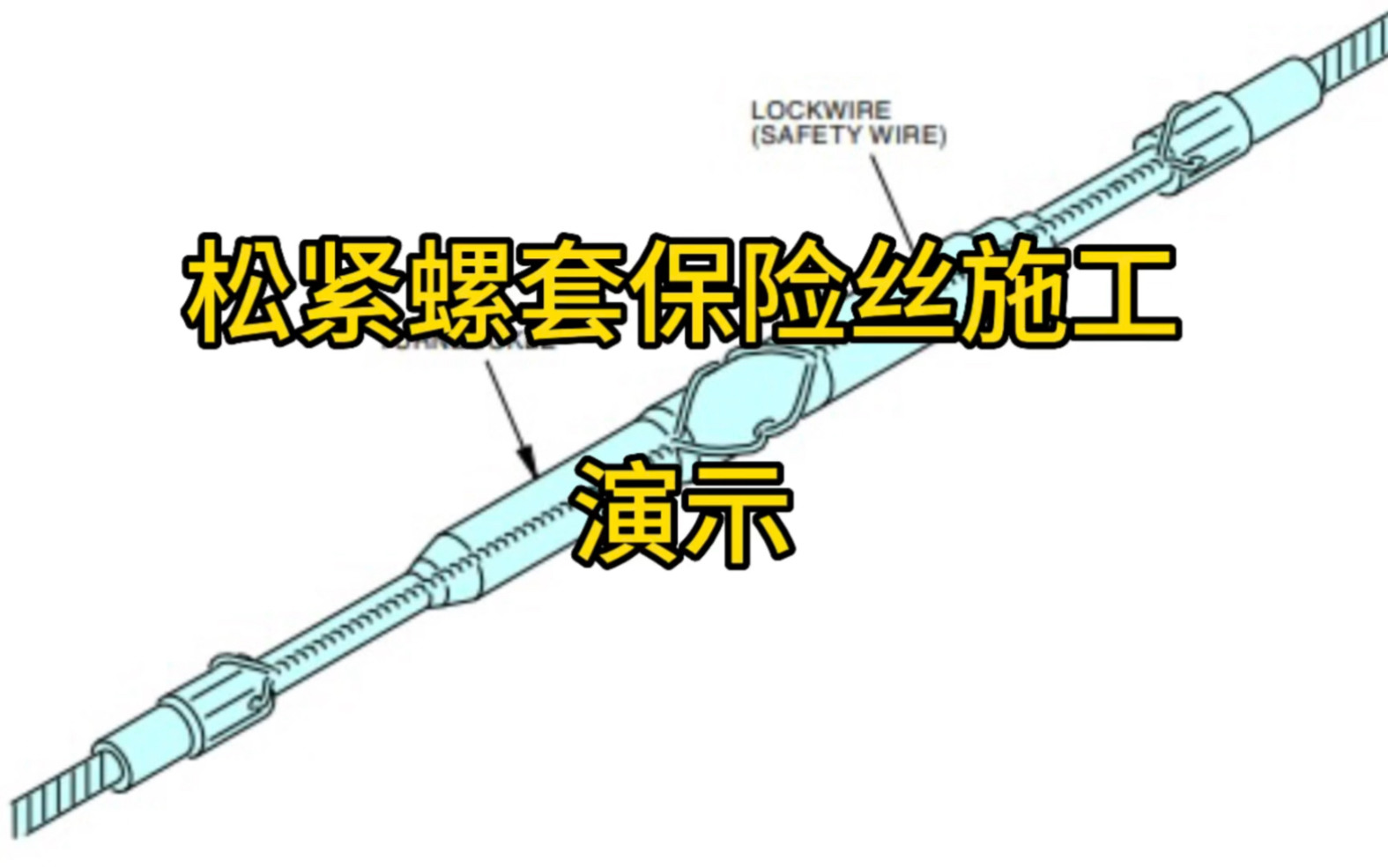 松紧螺套保险丝施工演示