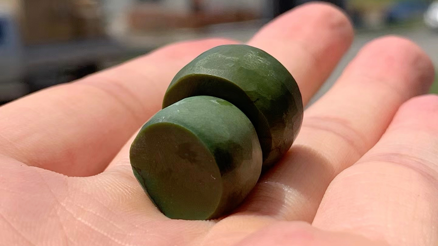 极品绿松石老军绿