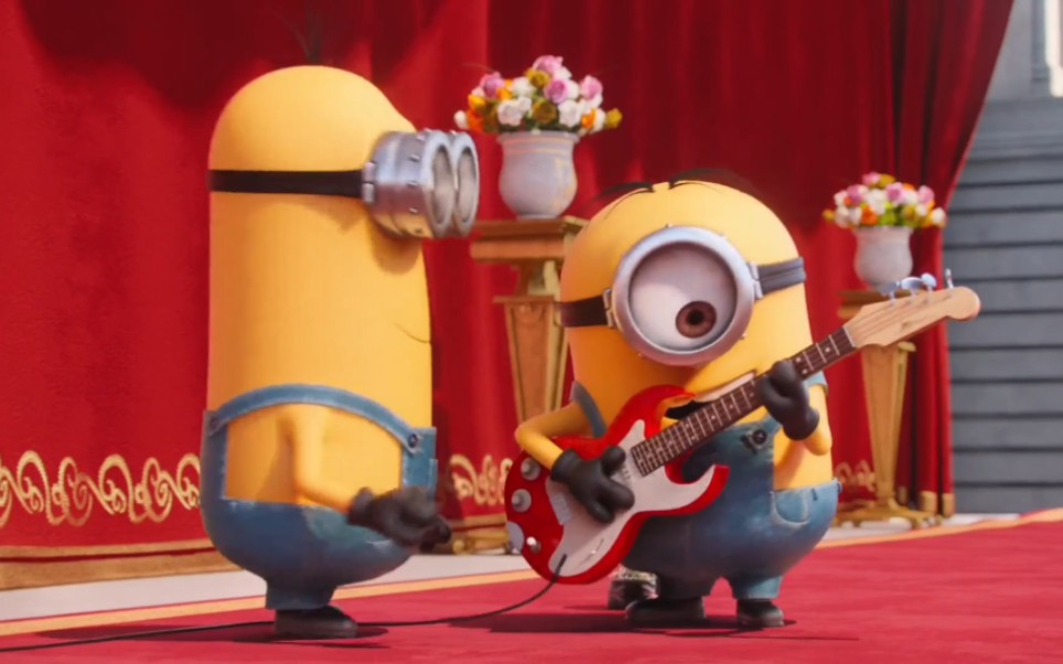 小黄人大吉他秀起来!