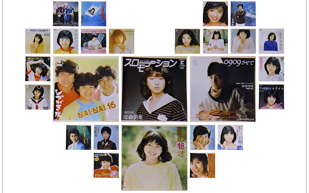 【获奖殊荣】花の82年组 中森明菜/石川秀美/尾形大作/小泉今日子/シ