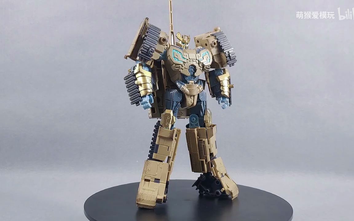 【萌猴爱模玩】大国重器_博武堂_山狮-96b主战坦克_国风变形机甲