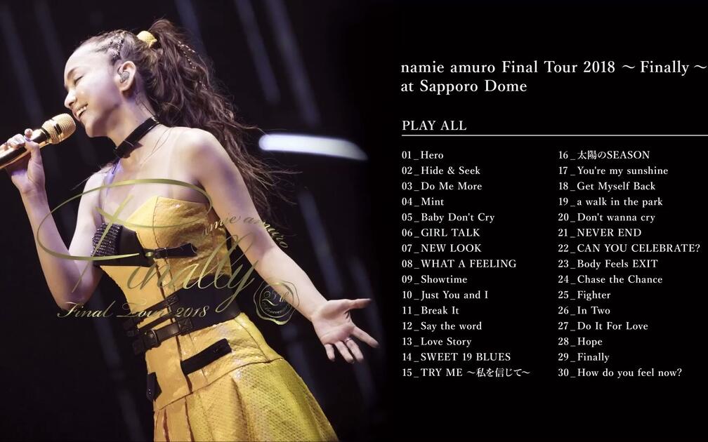 Blu-ray]安室奈美惠- Namie Amuro - Final Tour 2018 ~Finally~ at