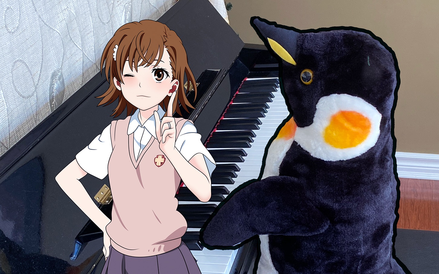 钢琴a叔版onlymyrailgun内附彩蛋某蒙眼的超错音炮