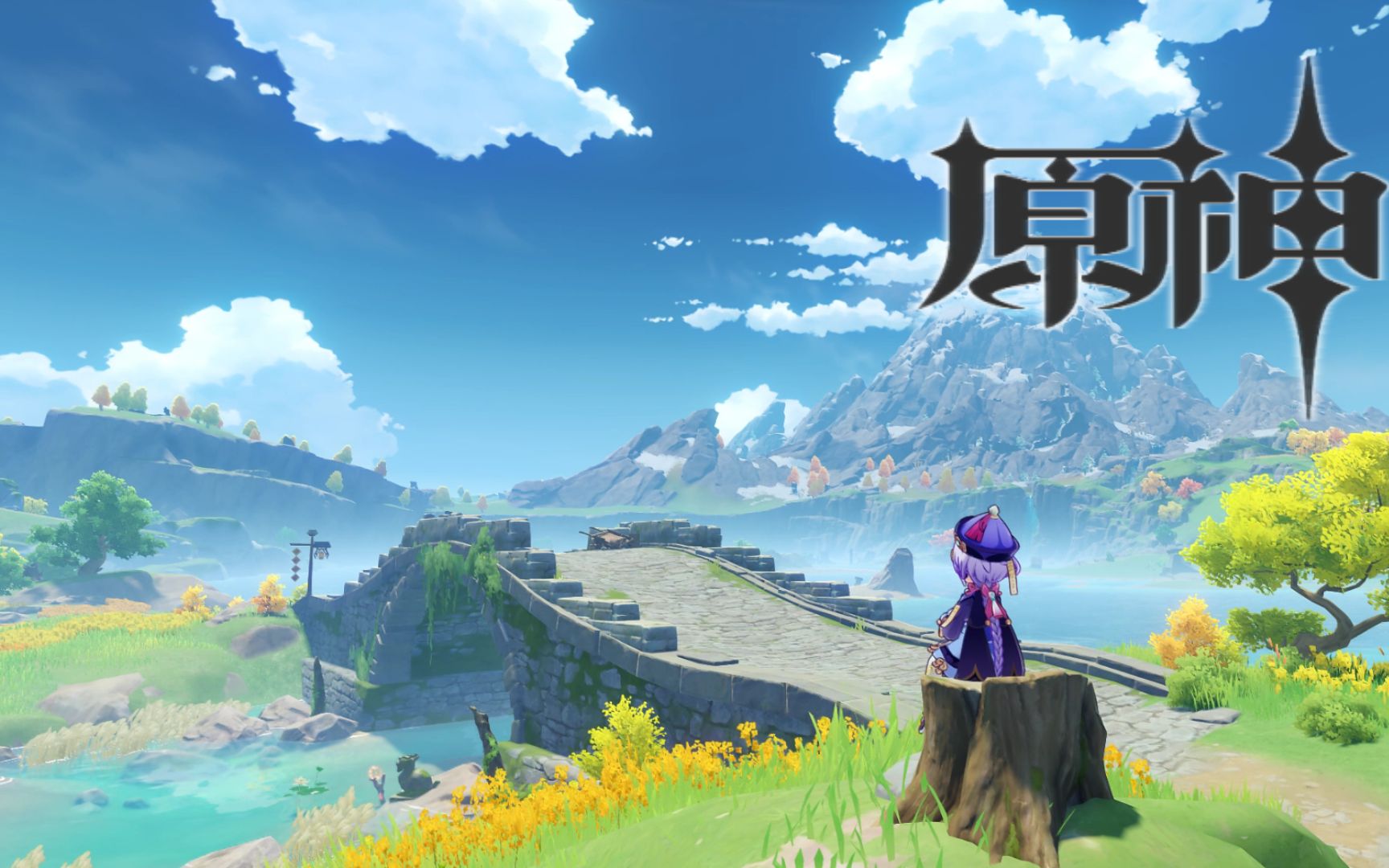 《原神》听说外面可以休息的地方都是官方选的风景地(地点:荻花洲)