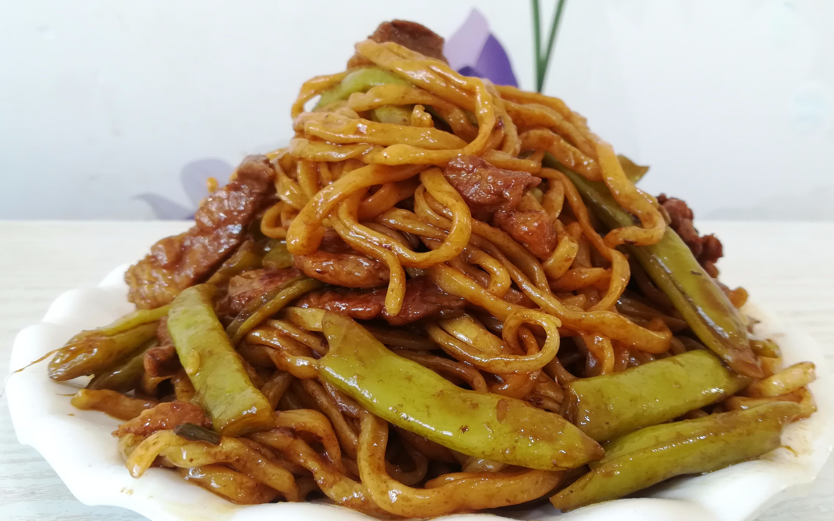 北方焖面最好吃的做法,只需简单两步,咸香美味不粘连,超好吃_哔哩哔哩