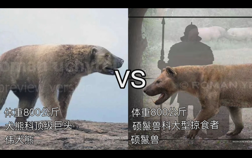 远古巨兽大复活犬熊图片