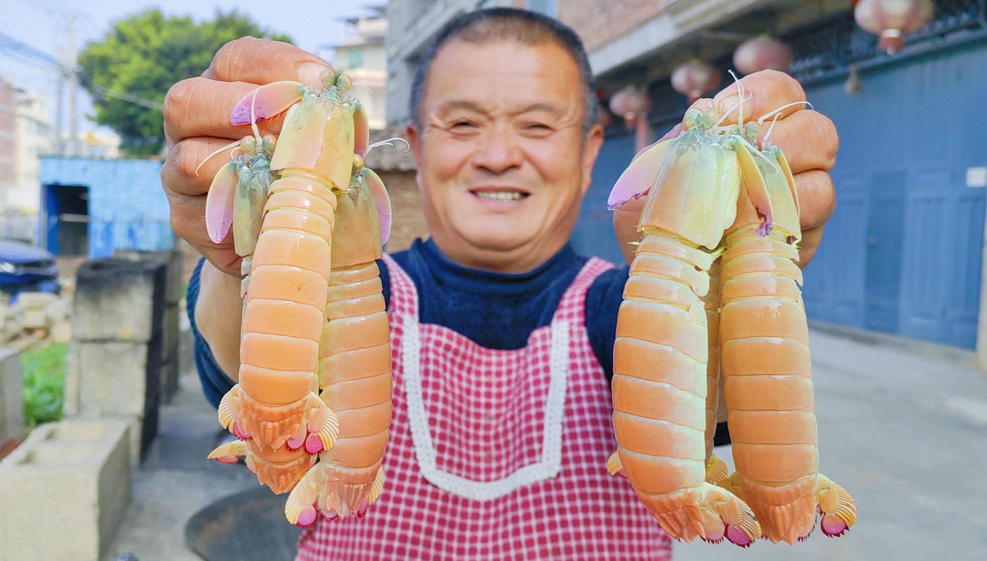 海边人都没吃过的"七彩虾姑",阿胖山买10斤解馋,这口感太惊艳