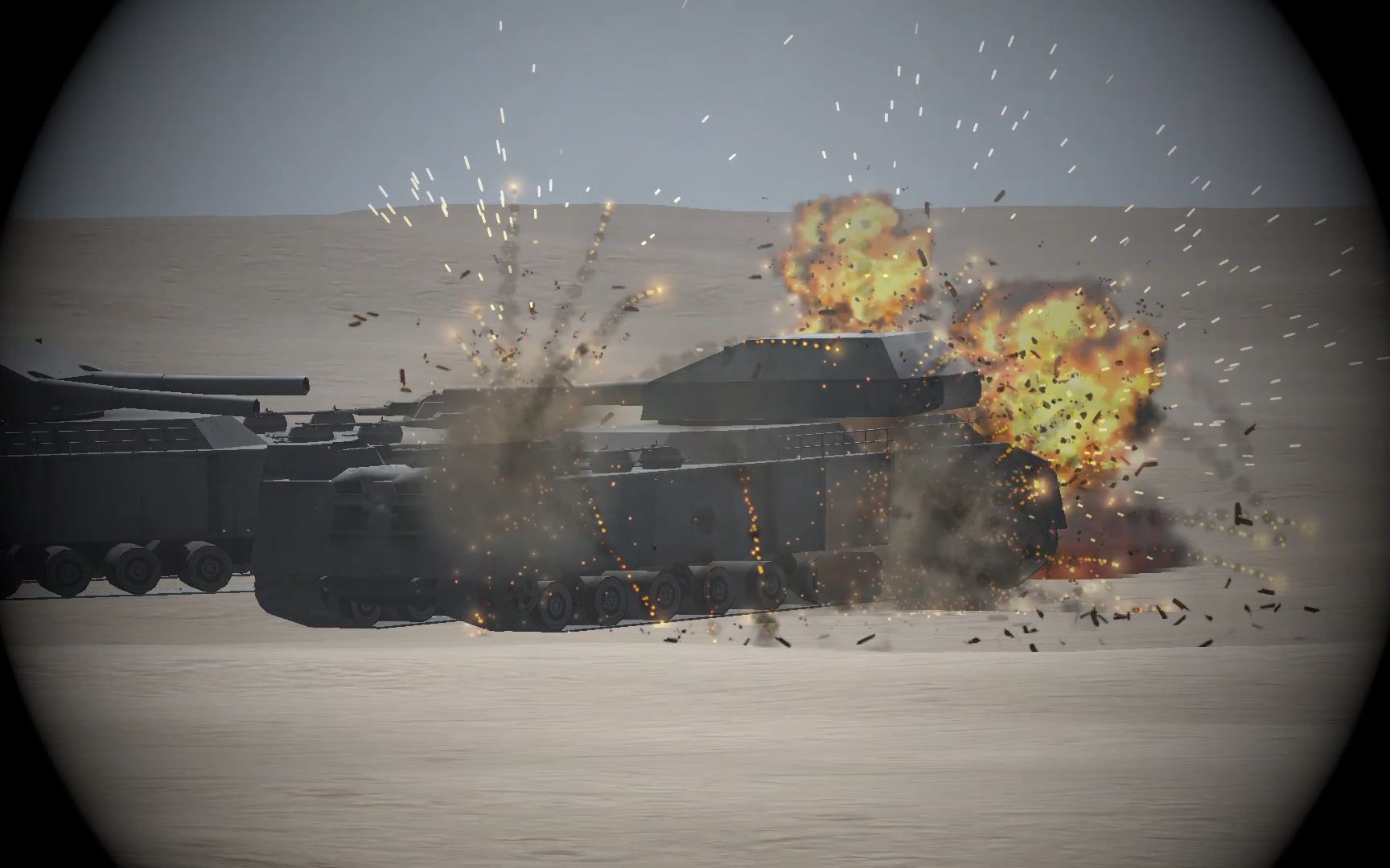 装甲纷争(panzerwar)p1000坦克免费mod演示 ,啥都不说了,自己看视频吧