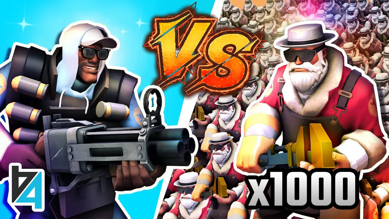 【b4nny】[TF2] b4nny VS. 1000 Uncle Danes!TF2