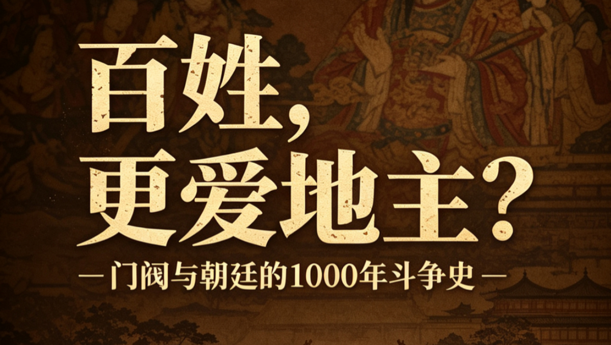 百姓活该被剥削？《资治通鉴》跨越1000年的历史暗线（上篇）