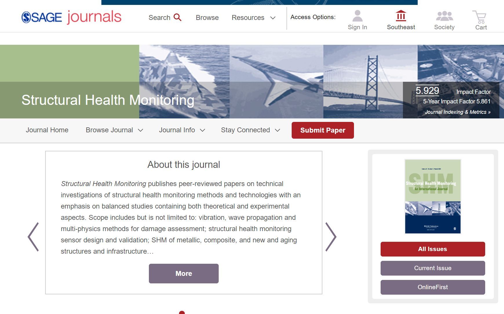 [图]结构健康监测领域的主流SCI总结，structural health monitoring，希望和这个方向的同学多多交流