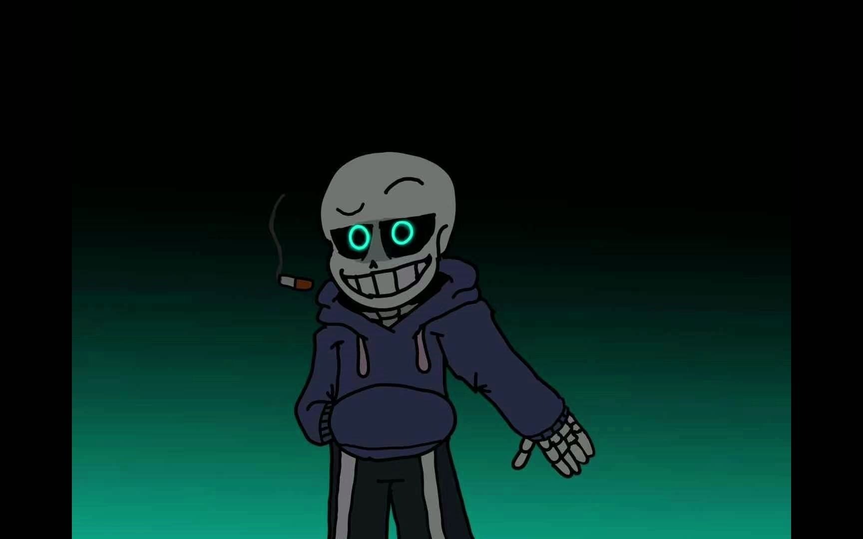 sans theme:dunking the demons down(my take)_哔哩哔哩_bilibili