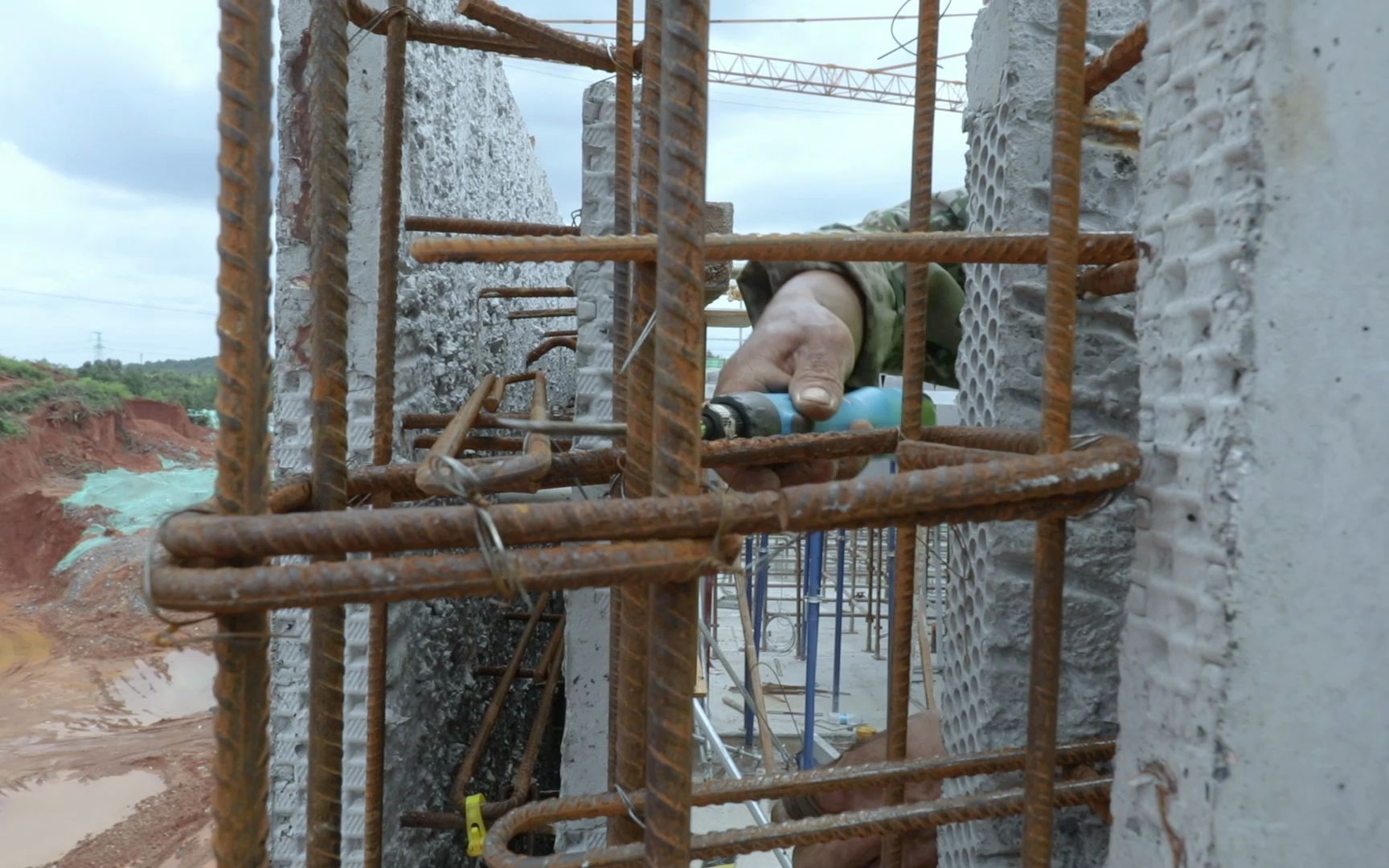 面内作业3水平环筋施工