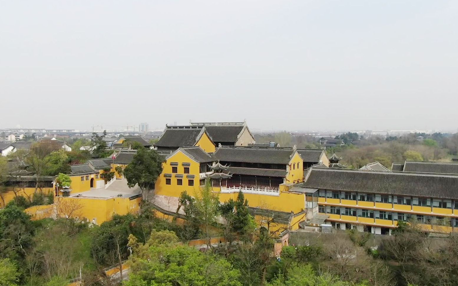 烟花三月下扬州 航拍观音山