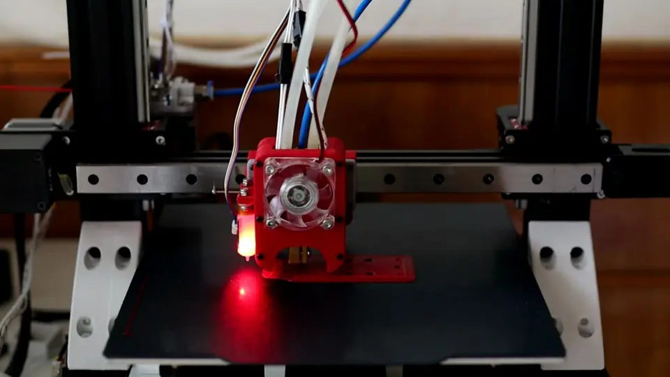 几乎完全静音3D打印机改造Ender3v2_哔哩哔哩_bilibili