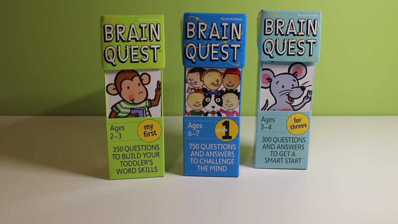 [图][大脑任务简介-少儿英语思维训练]Educational Christmas Gift Review- Brain Quest