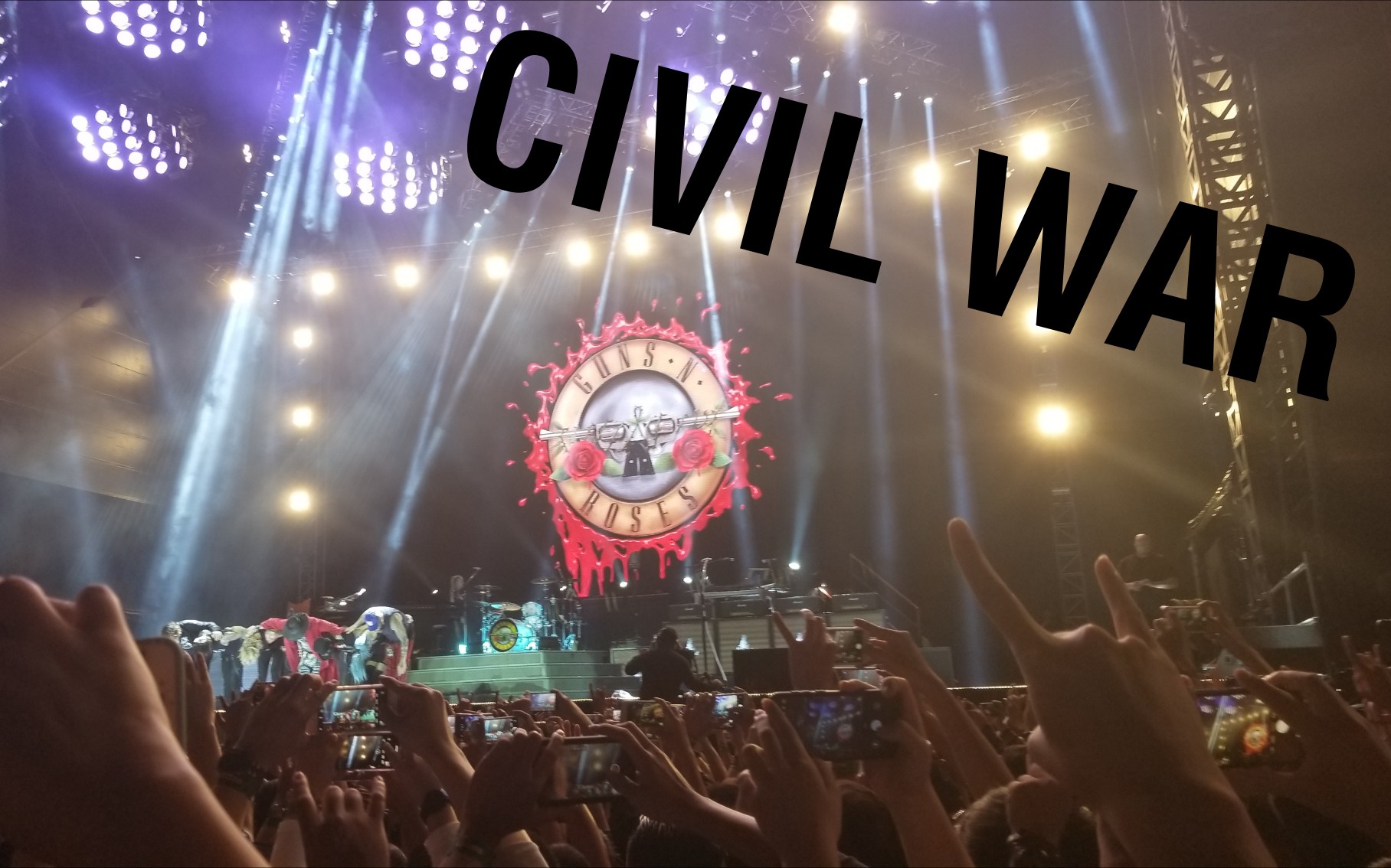 【2018枪花台湾演唱会】civil war 渣录