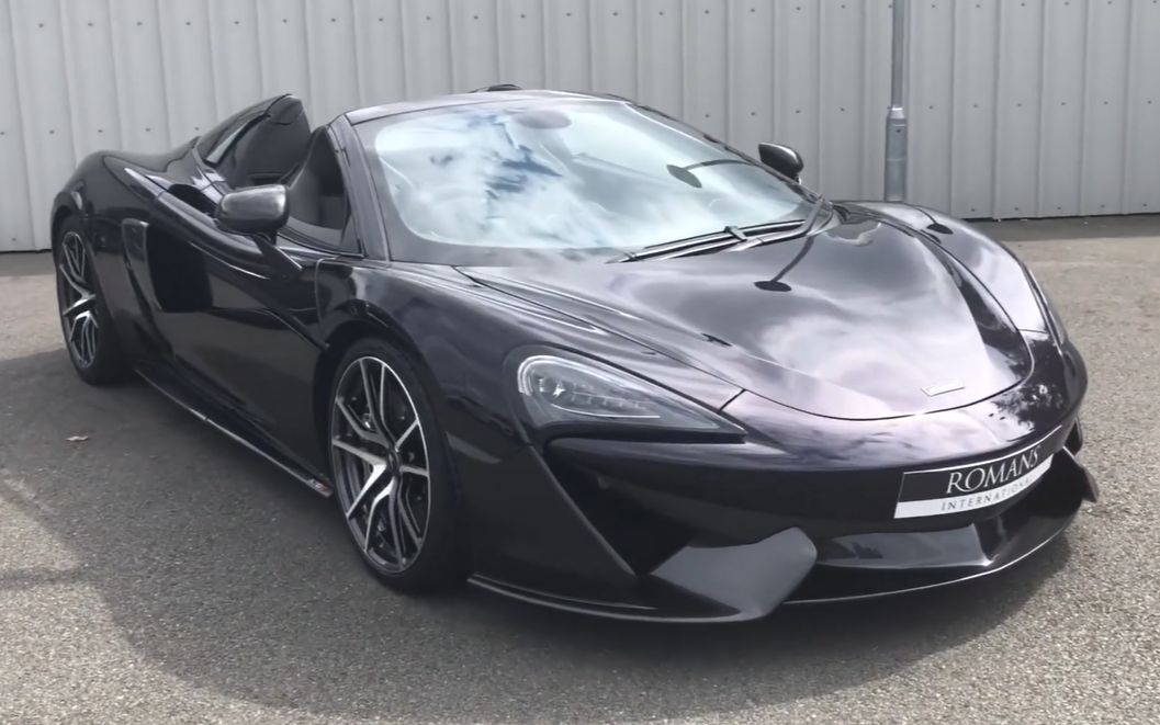 2019 mclaren 570s spider (amethyst black)