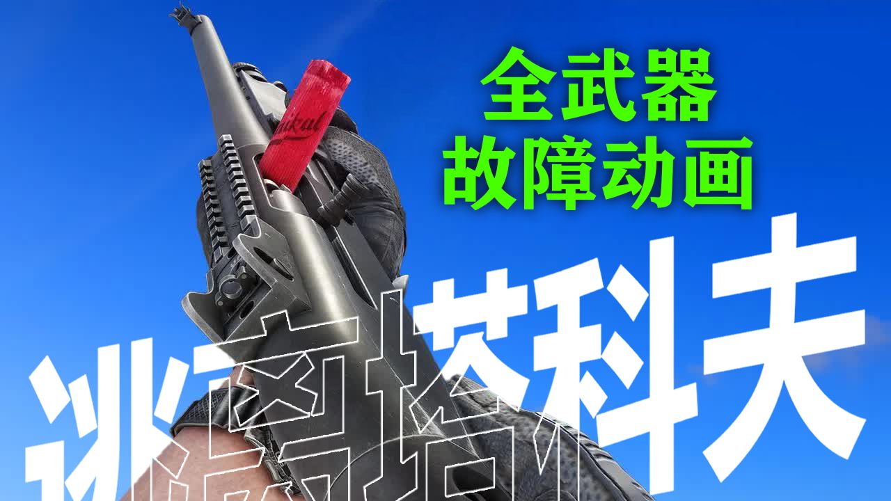 [图]逃离塔科夫 全武器 故障动画