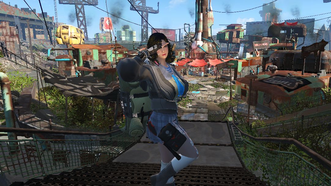 废土少女速通公园街车站