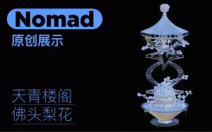 Download Video: 天青楼阁 佛头梨花 Nomad数字创作