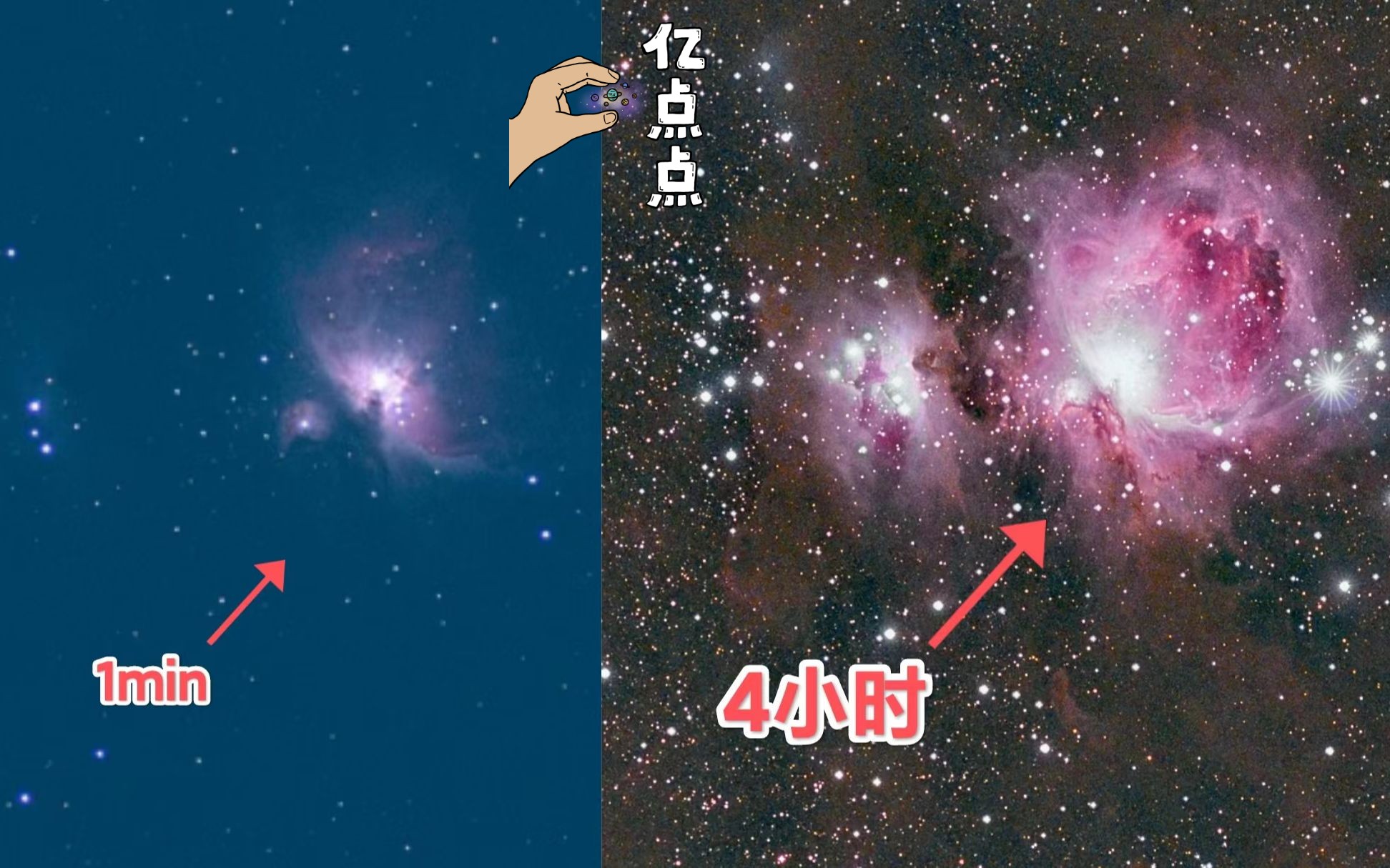 [图]【摄影小记 · 深空篇】曝光四小时的猎户座星云&马头星云是怎样的？