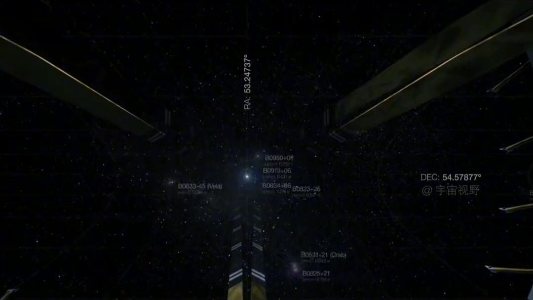不同脉冲星的声音#宇宙探索