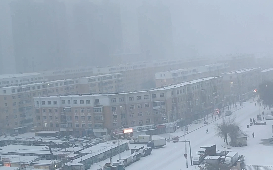 齐齐哈尔的第二场雪,比以往来的,更早一些