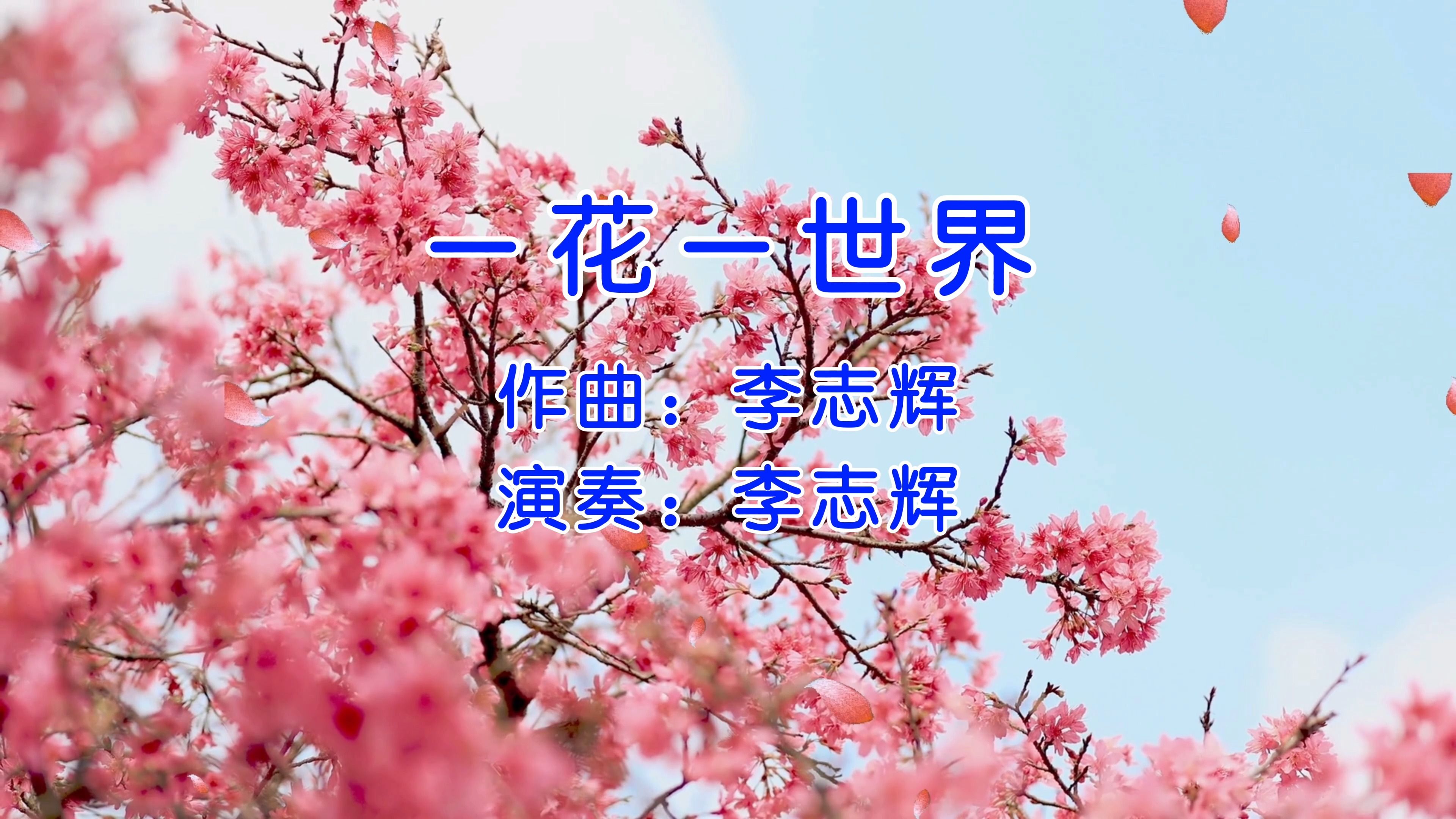 李志辉《一花一世界》:花开终归尘,雅音留于心.初听动心,再听入心,听之又听静心入骨.哔哩哔哩bilibili