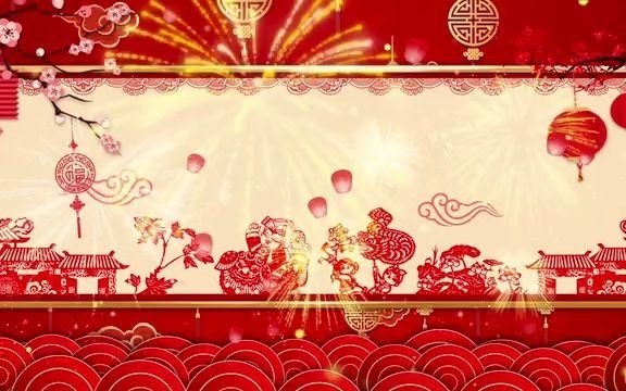 jfx501《说唱中国红》歌曲背景LED视频素材高清动态哔哩哔哩bilibili