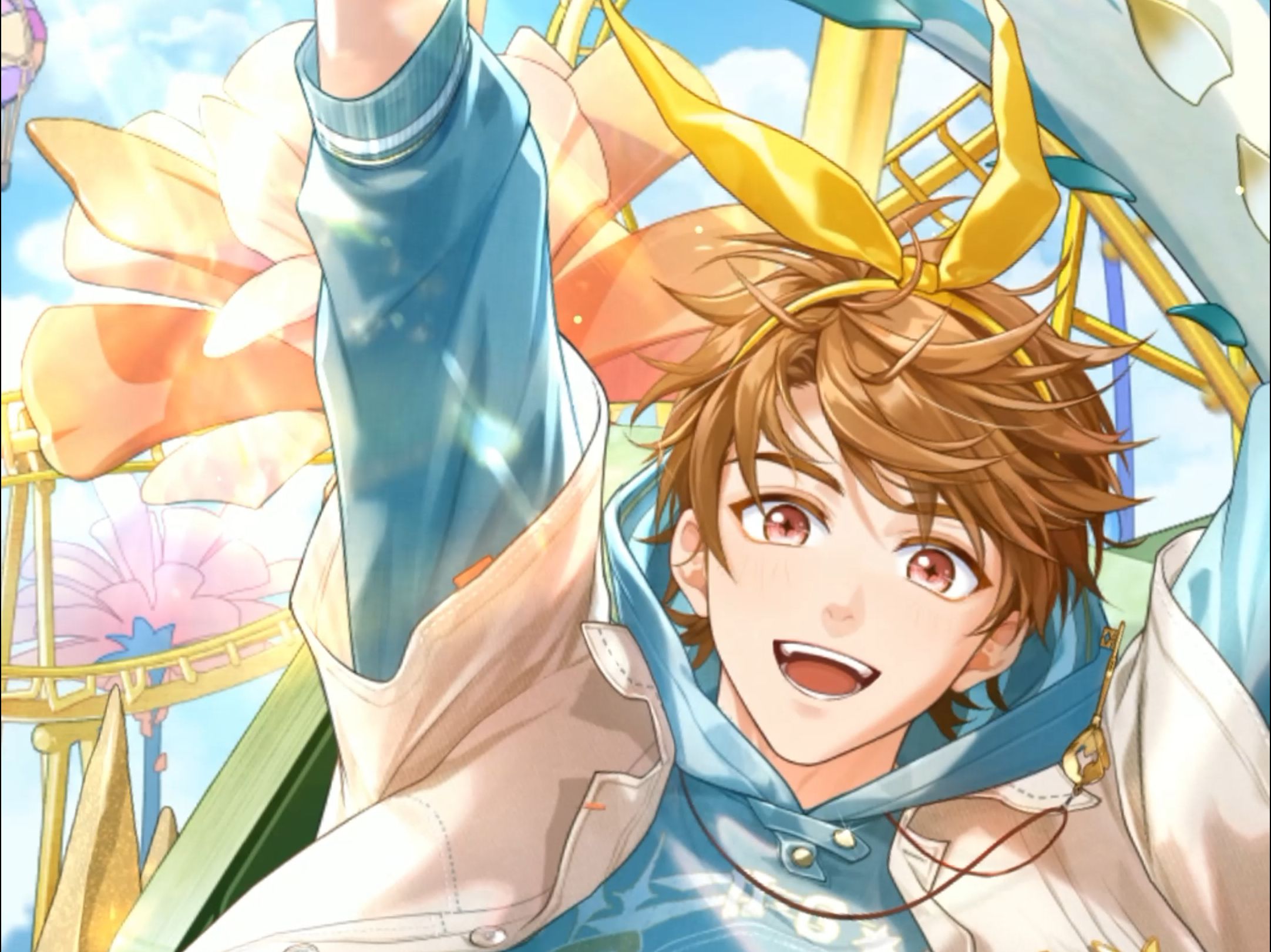 小彦,你可以坐云霄飞车