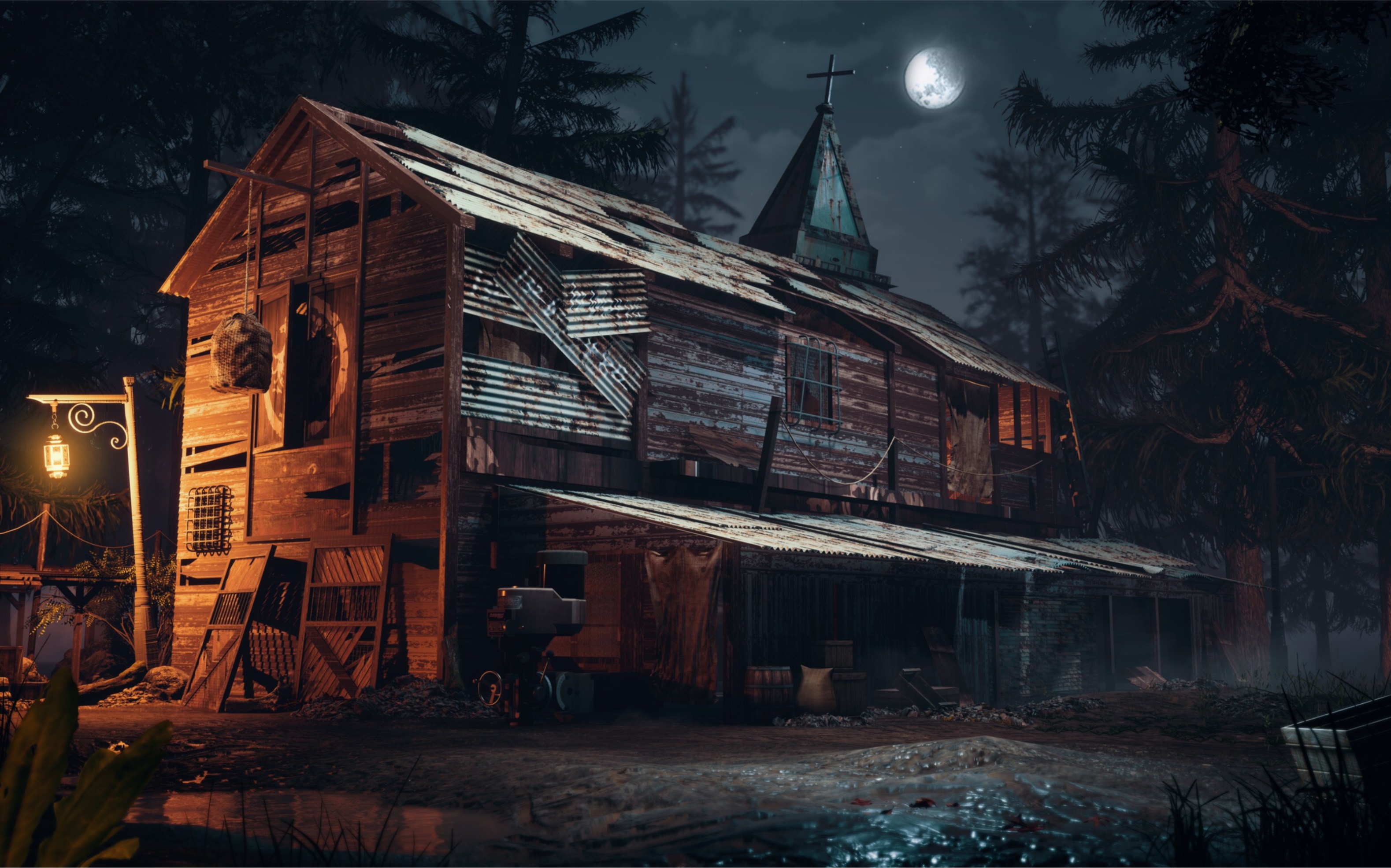 林中小屋概念场景设计sketchuptwinmotion