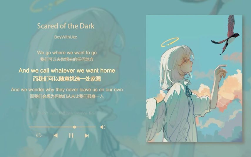 [图]“假装我们在优雅地旅行，而不是逃亡”｜《Scared of the Dark》｜日推歌单