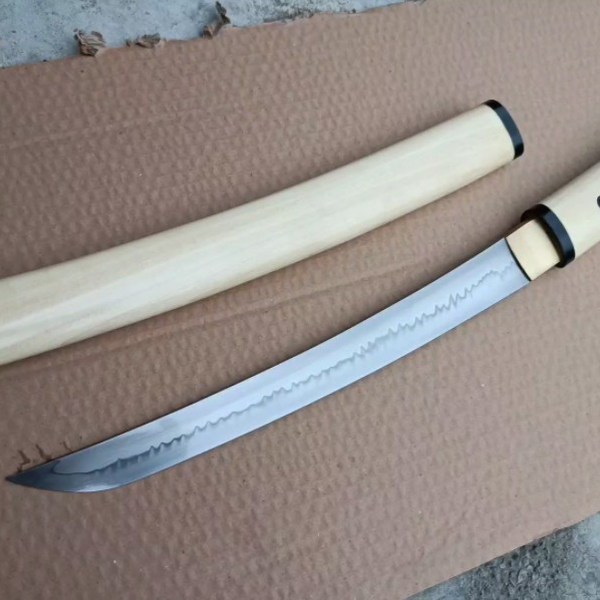 20寸T 10焼刃武士刀『家紋』 古兵器 武具 刀装具 日本刀 模造刀 居合刀